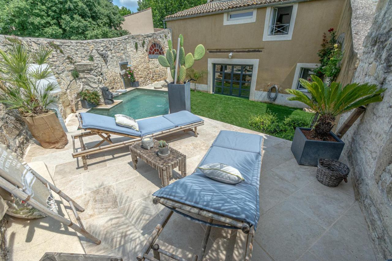Le Baratier - Demeure De Charme Sauna & Piscine Calvisson Exterior photo